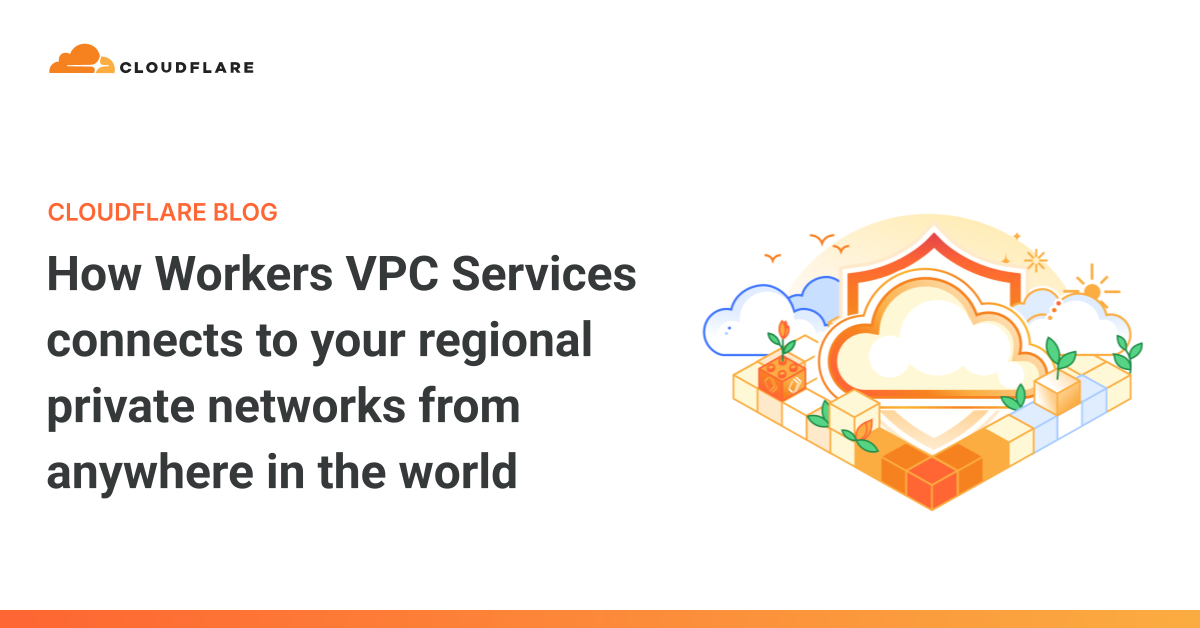 How Workers VPC Services connects to your regional private networ...